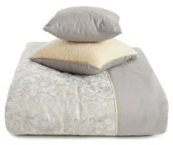 Broyhill Samille Gray & Mustard 8-Piece Comforter Set 8 Broyhill Samille Gray & Mustard 8-Piece Comforter Set -Broyhill 810459763 2