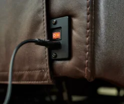 Wellsley Leather Power Reclining Console Loveseat -Broyhill 810469258 810469259 1 2