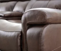 Wellsley Leather Power Reclining Console Loveseat -Broyhill 810469259 9