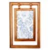 Double-Framed Light Blue Damask Hanging Wall Decor 2 Double-Framed Light Blue Damask Hanging Wall Decor -Broyhill 810498388