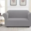 Gray Loveseat Sofa Slipcover -Broyhill 810498486 2