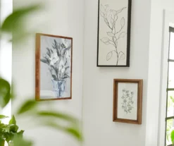 Blue Floral Vase Framed Canvas 12 Blue Floral Vase Framed Canvas -Broyhill 810498693 810498698 810498700