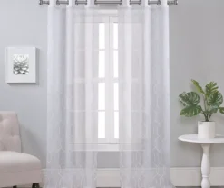 Broyhill Geo Sheer Grommet Curtain Panel Pair 16 Broyhill Geo Sheer Grommet Curtain Panel Pair -Broyhill 810507477