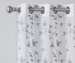 Broyhill Cassandra Floral Sheer Grommet Curtain Panel Pair 11 Broyhill Cassandra Floral Sheer Grommet Curtain Panel Pair -Broyhill 810507479 3