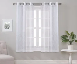 Broyhill Geo Sheer Grommet Curtain Panel Pair 15 Broyhill Geo Sheer Grommet Curtain Panel Pair -Broyhill 810507512