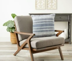 Jayden Blue Throw Pillow -Broyhill 810512561 2