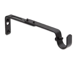 Legacy Black Adjustable Curtain Rod Brackets, 2-Pack 12 Legacy Black Adjustable Curtain Rod Brackets, 2-Pack -Broyhill 810524279 3