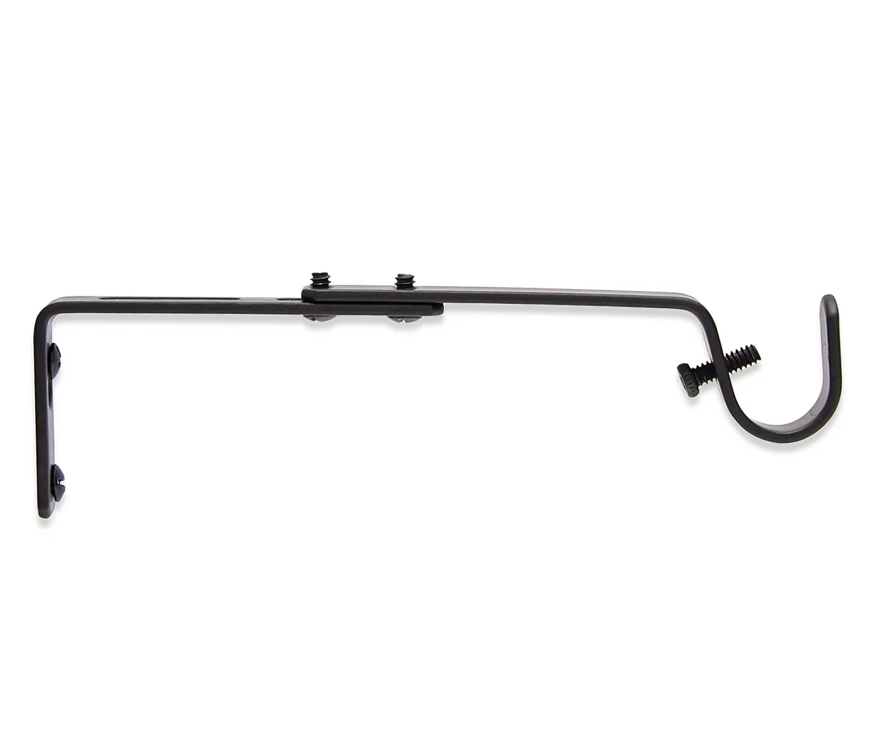 Legacy Black Adjustable Curtain Rod Brackets, 2-Pack 7 Legacy Black Adjustable Curtain Rod Brackets, 2-Pack - Image 5