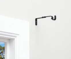 Legacy Black Adjustable Curtain Rod Brackets, 2-Pack 16 Legacy Black Adjustable Curtain Rod Brackets, 2-Pack -Broyhill 810524279 7