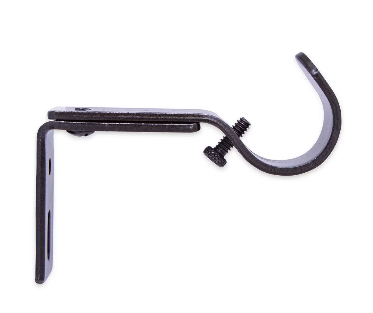 Legacy Brown-Black Adjustable Curtain Rod Brackets, 2-Pack 5 Legacy Brown-Black Adjustable Curtain Rod Brackets, 2-Pack - Image 3