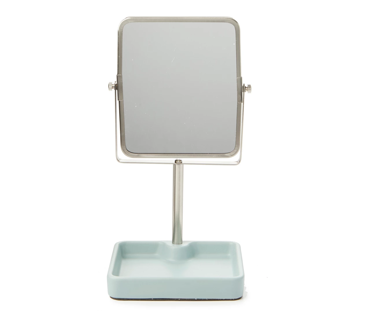 Slate Blue Glaze Square Tray Mirror 3 Slate Blue Glaze Square Tray Mirror