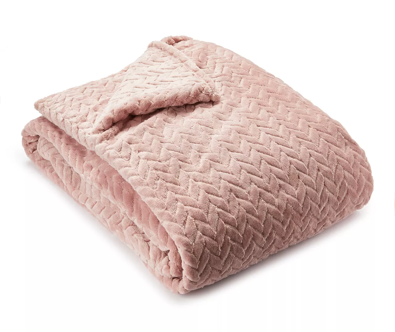 Sepia Rose Zigzag-Embossed Velvet Queen Blanket 4 Sepia Rose Zigzag-Embossed Velvet Queen Blanket - Image 2