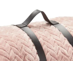 Sepia Rose Zigzag-Embossed Velvet Queen Blanket 8 Sepia Rose Zigzag-Embossed Velvet Queen Blanket -Broyhill 810531011 810617574 3