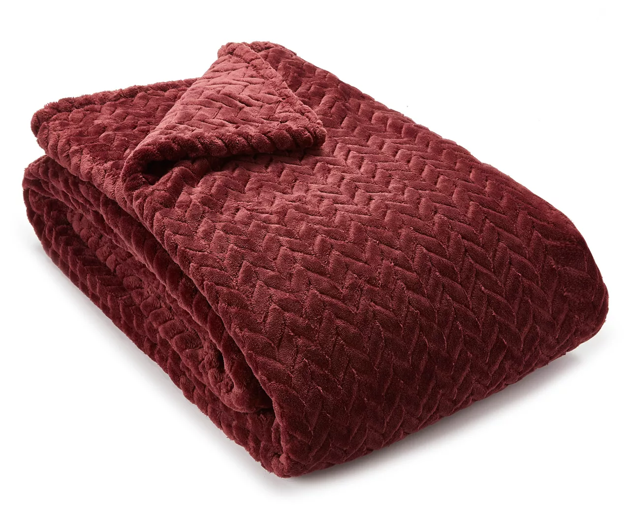 Tawny Port Jacquard Supreme Velvet Queen Blanket 4 Tawny Port Jacquard Supreme Velvet Queen Blanket - Image 2