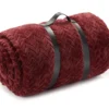 Tawny Port Jacquard Supreme Velvet Queen Blanket -Broyhill 810531012