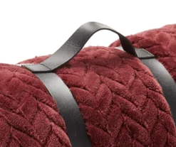Tawny Port Jacquard Supreme Velvet King Blanket 10 Tawny Port Jacquard Supreme Velvet King Blanket -Broyhill 810531016 3