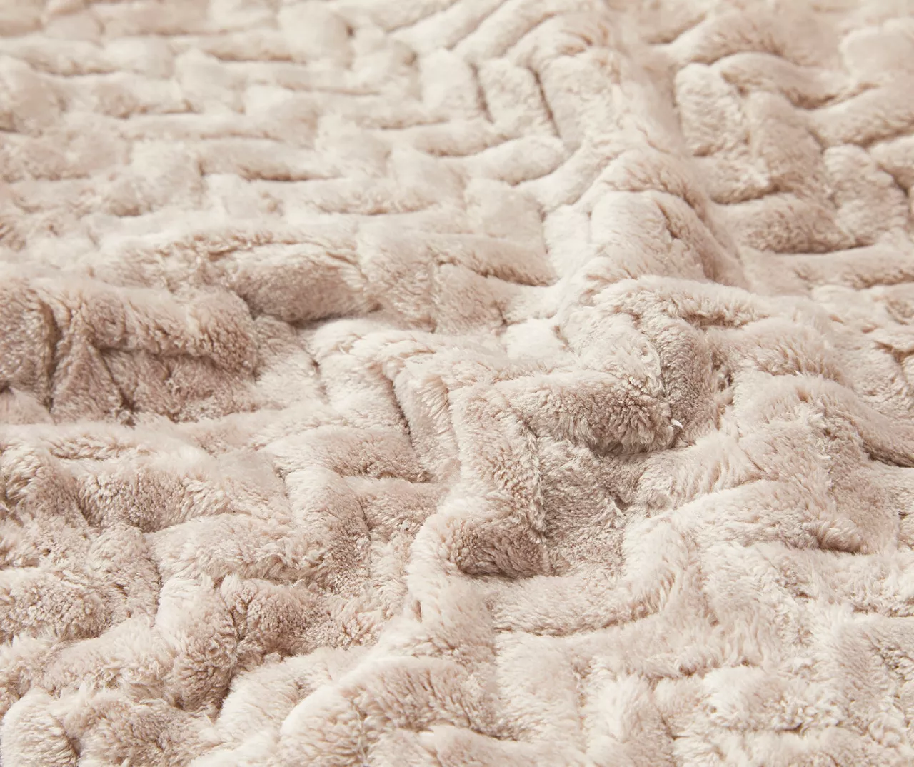 Tan Jacquard Supreme Velvet King Blanket 4 Tan Jacquard Supreme Velvet King Blanket - Image 3