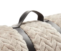 Tan Jacquard Supreme Velvet King Blanket 13 Tan Jacquard Supreme Velvet King Blanket -Broyhill 810531017 810617578 3