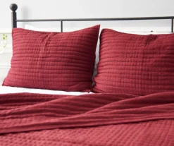 Pebbled 3-Piece Quilt Set 33 Pebbled 3-Piece Quilt Set -Broyhill 810531513 2