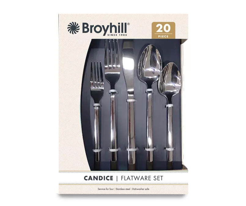 Stainless Steel Candice 20-Piece Flatware Set 3 Stainless Steel Candice 20-Piece Flatware Set
