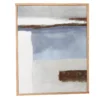Gray, White & Blue Abstract 1 Framed Canvas 2 Gray, White & Blue Abstract 1 Framed Canvas -Broyhill 810546200