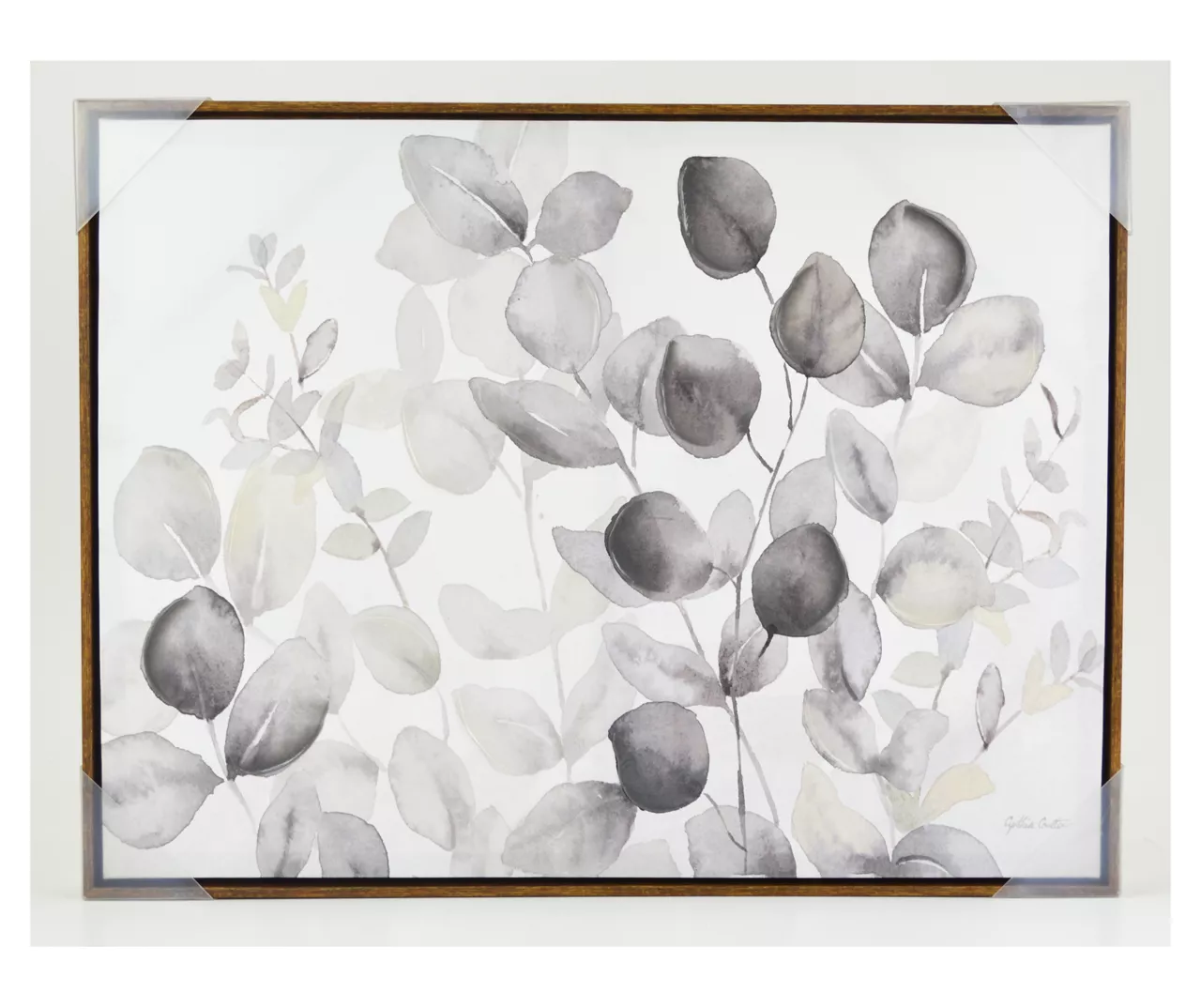 White & Gray Eucalyptus Framed Canvas 3 White & Gray Eucalyptus Framed Canvas