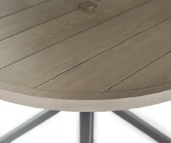 Sandpointe Neutral Steel Round Patio Dining Table -Broyhill 810554377 2