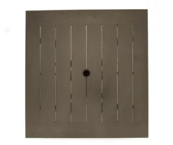 Autumn Cove Light Brown Wood Look Square Steel Patio Dining Table 13 Autumn Cove Light Brown Wood Look Square Steel Patio Dining Table -Broyhill 810557039 3 1