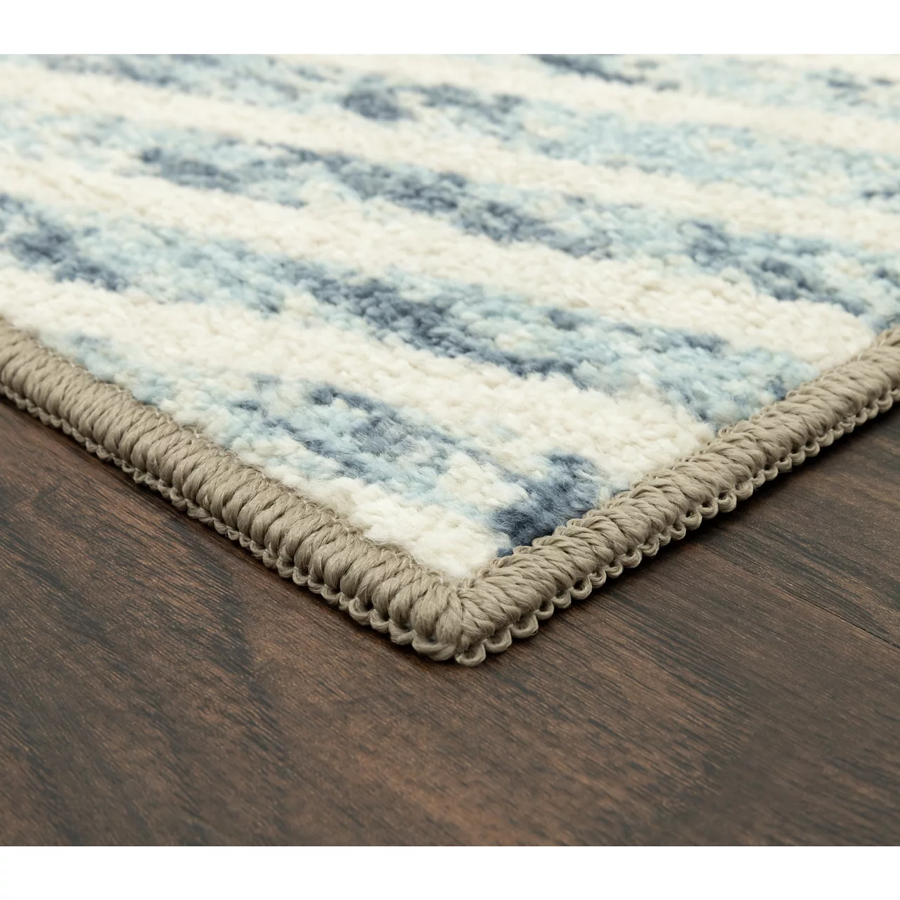 Broyhill Blue & Brown Modern Angles Accent Rug 5 Broyhill Blue & Brown Modern Angles Accent Rug - Image 3