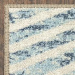 Broyhill Blue & Brown Modern Angles Accent Rug 23 Broyhill Blue & Brown Modern Angles Accent Rug -Broyhill 810557653 4