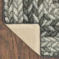 Broyhill Gray Braided Print Accent Rug 25 Broyhill Gray Braided Print Accent Rug -Broyhill 810557664 1