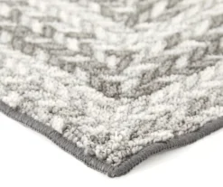 Broyhill Gray Braided Print Accent Rug 32 Broyhill Gray Braided Print Accent Rug -Broyhill 810557665 1