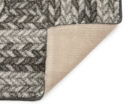 Broyhill Gray Braided Print Accent Rug 33 Broyhill Gray Braided Print Accent Rug -Broyhill 810557665 2