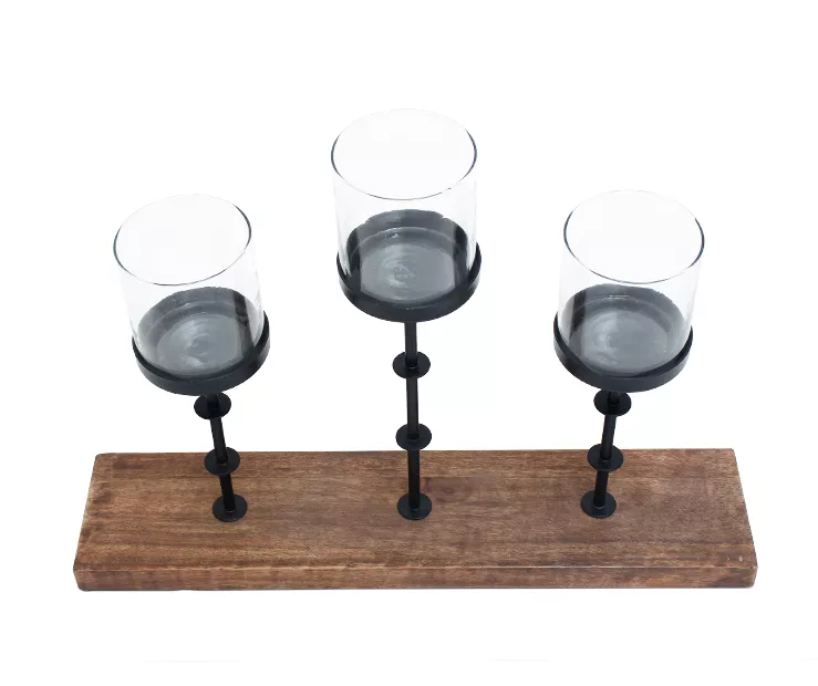 Black & Brown 3-Tier Votive Holder 5 Black & Brown 3-Tier Votive Holder - Image 3