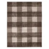 Regina Brown & Greige Checkerboard Area Rug, (8' X 10') 1 Regina Brown & Greige Checkerboard Area Rug, (8' X 10') -Broyhill 810562551 810562555 810562559 1