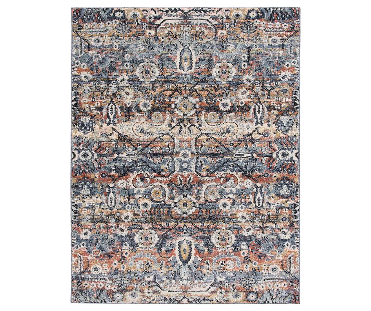 Broyhill Clifton Tan & Rust Floral Geometric Area Rug 3 Broyhill Clifton Tan & Rust Floral Geometric Area Rug