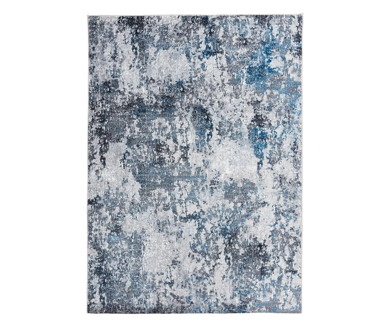 Broyhill Harvey Blue & Gray Abstract Area Rug 4 Broyhill Harvey Blue & Gray Abstract Area Rug - Image 2