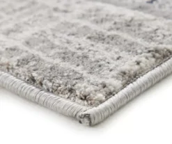 Destan Charcoal & Gray Patchwork Runner Rug, (2' X 7') -Broyhill 810563290 1