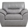 Clifton Ridge Stone Vegan Leather Swivel Chair -Broyhill 810569861 1