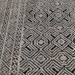 Colin Dark Blue & Whitecap Geometric Area Rug, (8' X 10') -Broyhill 810586497 810586493 810586501 6 1