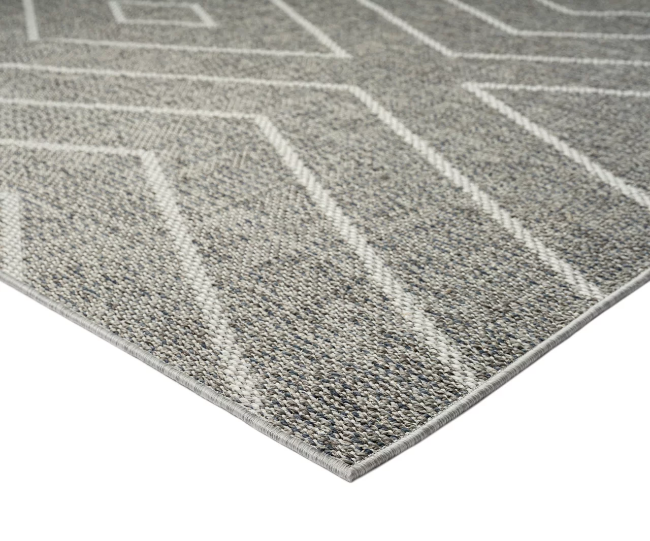 Jani Lagos Gray Geometric Outdoor Area Rug, (5' X 7') 7 Jani Lagos Gray Geometric Outdoor Area Rug, (5' X 7') - Image 5