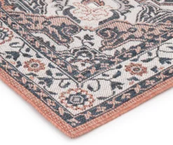 Broyhill Braiden Orange & Navy Floral Medallion Outdoor Area Rug 12 Broyhill Braiden Orange & Navy Floral Medallion Outdoor Area Rug -Broyhill 810587368 810587369 810587370 3