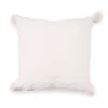 White Tamara Stripe Tassel-Accent Throw Pillow 1 White Tamara Stripe Tassel-Accent Throw Pillow -Broyhill 810590725 A0 1