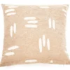 New Beginnings Travertine & White Hash Mark Chenille Square Throw Pillow 1 New Beginnings Travertine & White Hash Mark Chenille Square Throw Pillow -Broyhill 810591655 A0