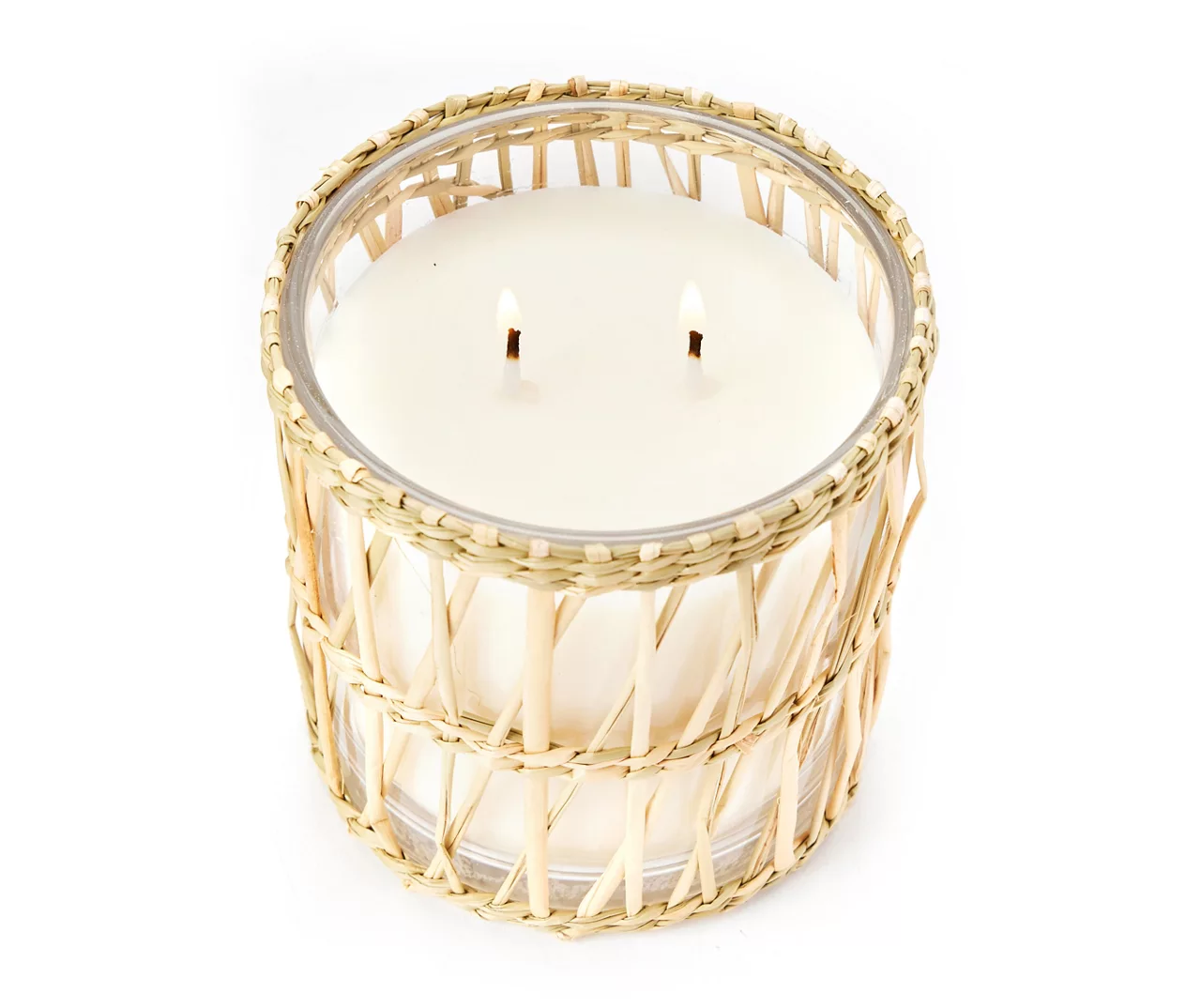 Wild Sedona Golden Sunlight 2-Wick Seagrass Sleeve Candle, 14 Oz. 4 Wild Sedona Golden Sunlight 2-Wick Seagrass Sleeve Candle, 14 Oz. - Image 2
