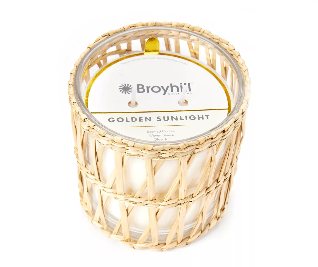 Wild Sedona Golden Sunlight 2-Wick Seagrass Sleeve Candle, 14 Oz. 3 Wild Sedona Golden Sunlight 2-Wick Seagrass Sleeve Candle, 14 Oz.