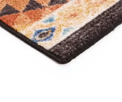 Broyhill Orange & Brown Geometric Accent Rug 13 Broyhill Orange & Brown Geometric Accent Rug -Broyhill 810602766 810602765 A8 2