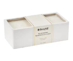 Blooming Magnolia & Lily 3-Wick Cement Candle, 14 Oz.
