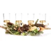 Festive Gathering Gold 4-Tier LED Votive Candle Centerpiece With Pine, Leaves And Berries 2 Festive Gathering Gold 4-Tier LED Votive Candle Centerpiece With Pine, Leaves And Berries -Broyhill 810613341 A0 2