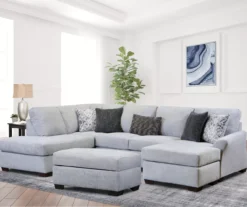 Parkdale Dove Storage Ottoman -Broyhill 810615769 810615770 810616031 B0